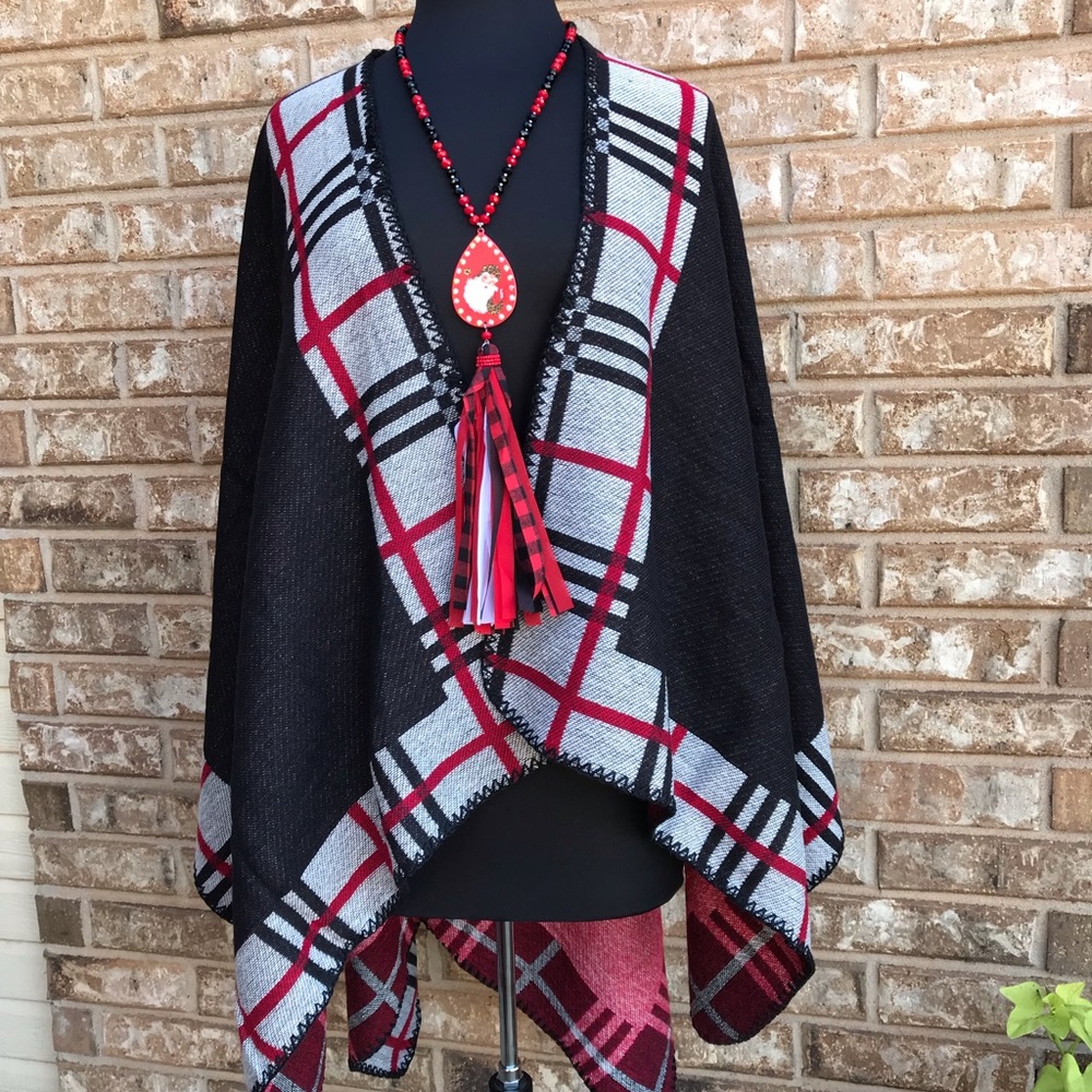 New Red & Black Shaw